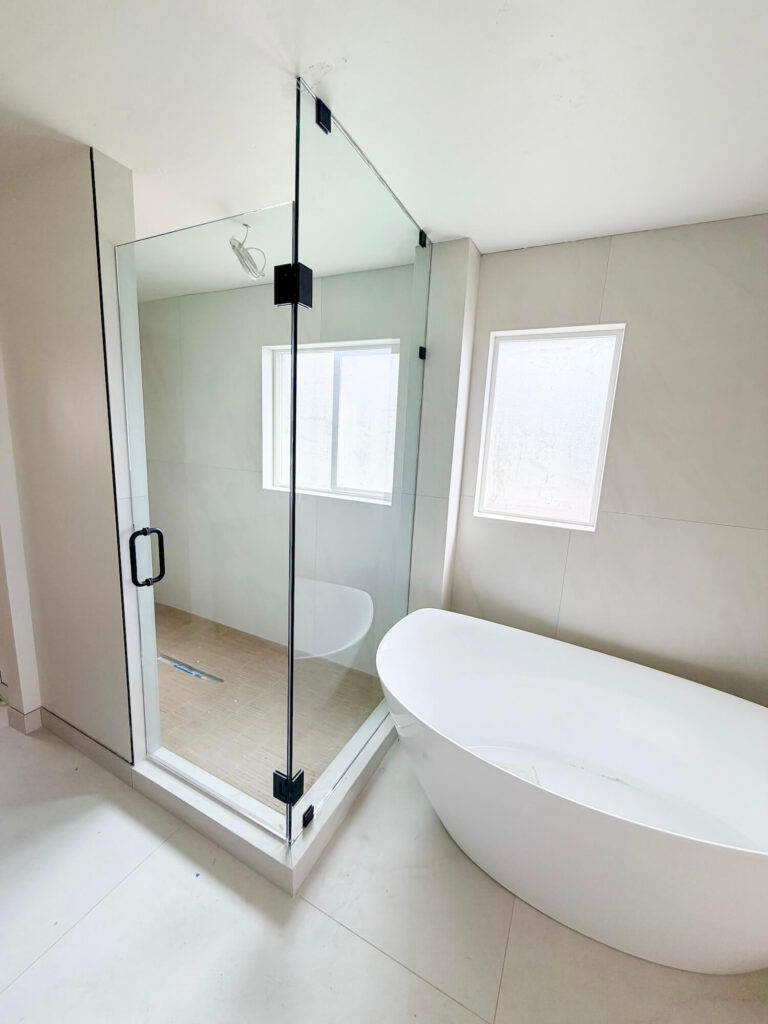 Best shower glass door installation